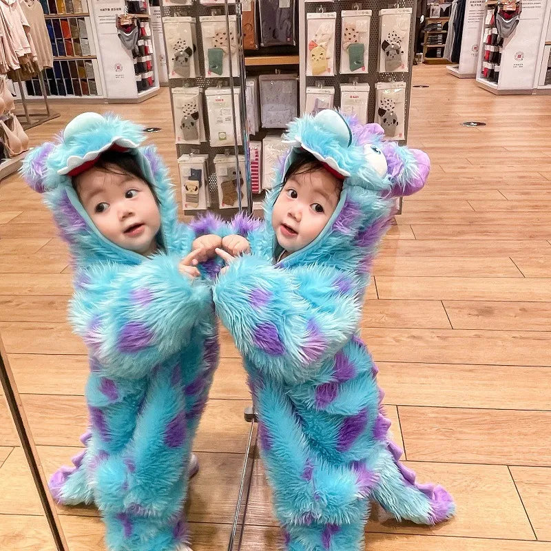 Hooded Animal Baby Jumpsuit