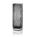 Smoky Gray Glass Accent Vase