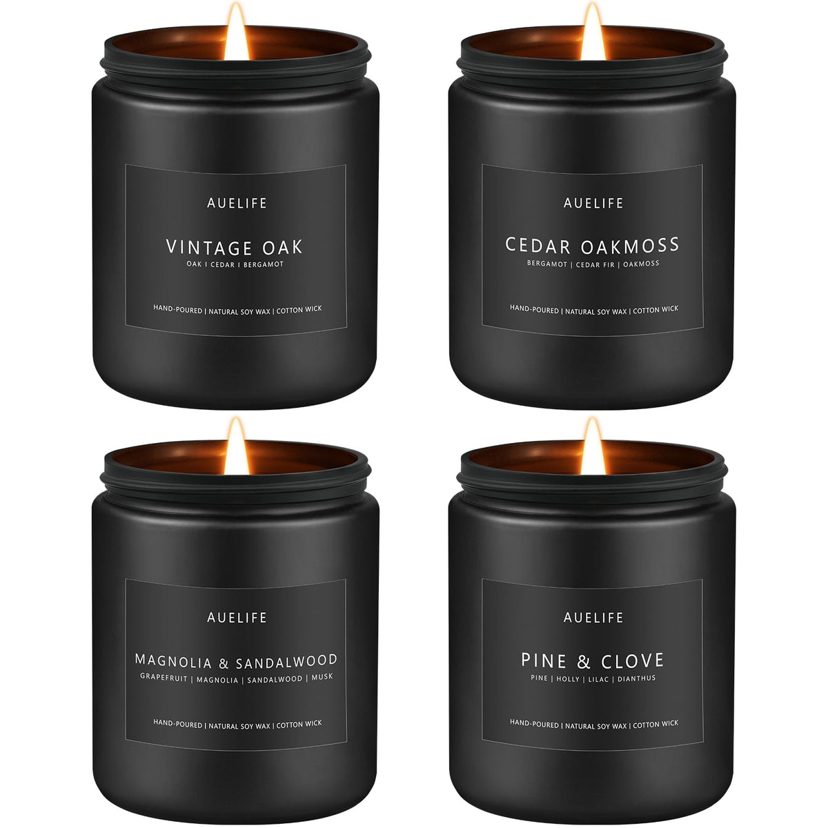 Woodland Scented Candle Gift Set — 4 Pack
