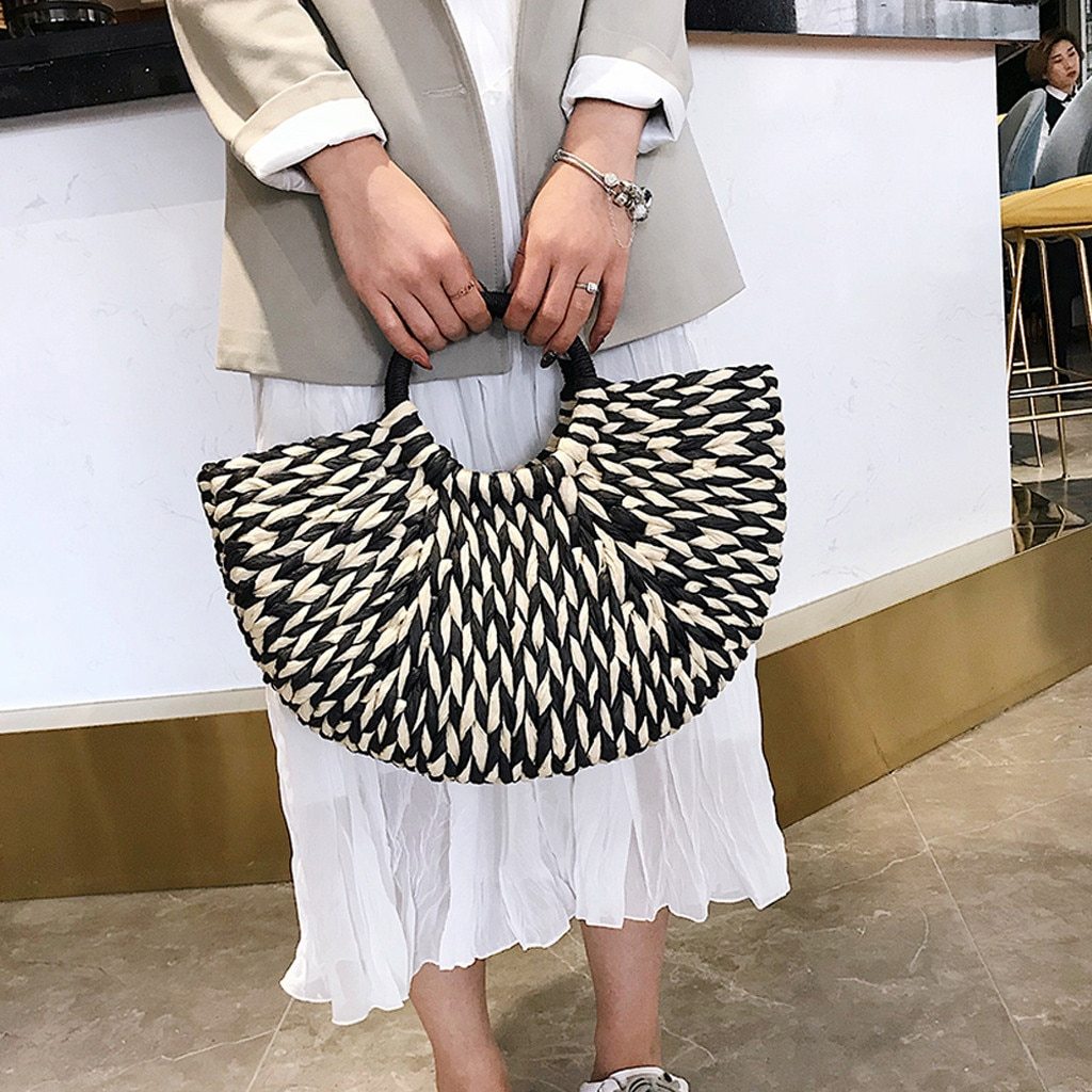 Rattan Straw Handbag