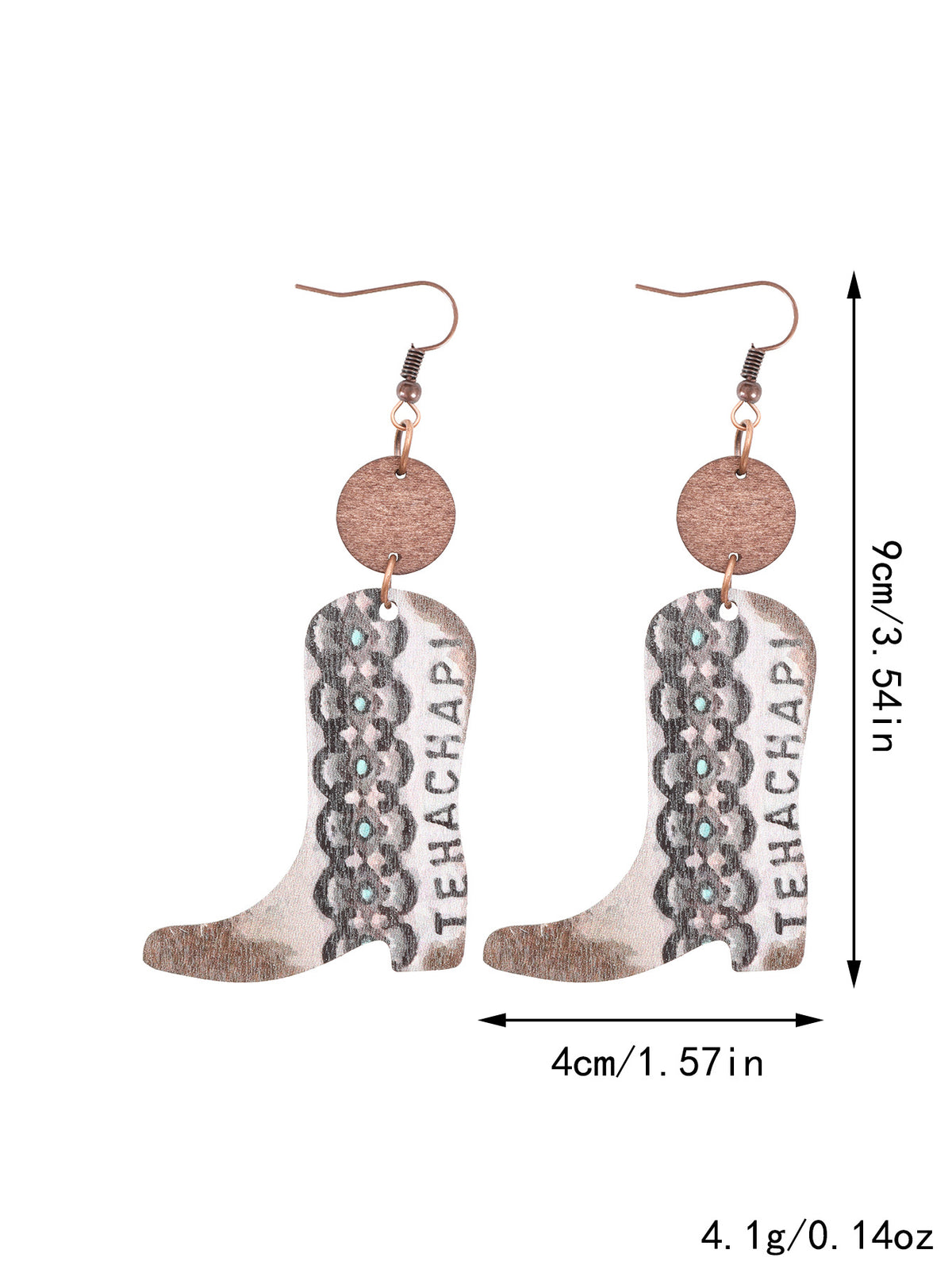 Vintage Western Floral Earrings