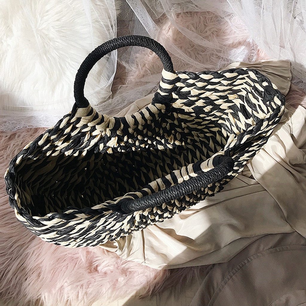 Rattan Straw Handbag