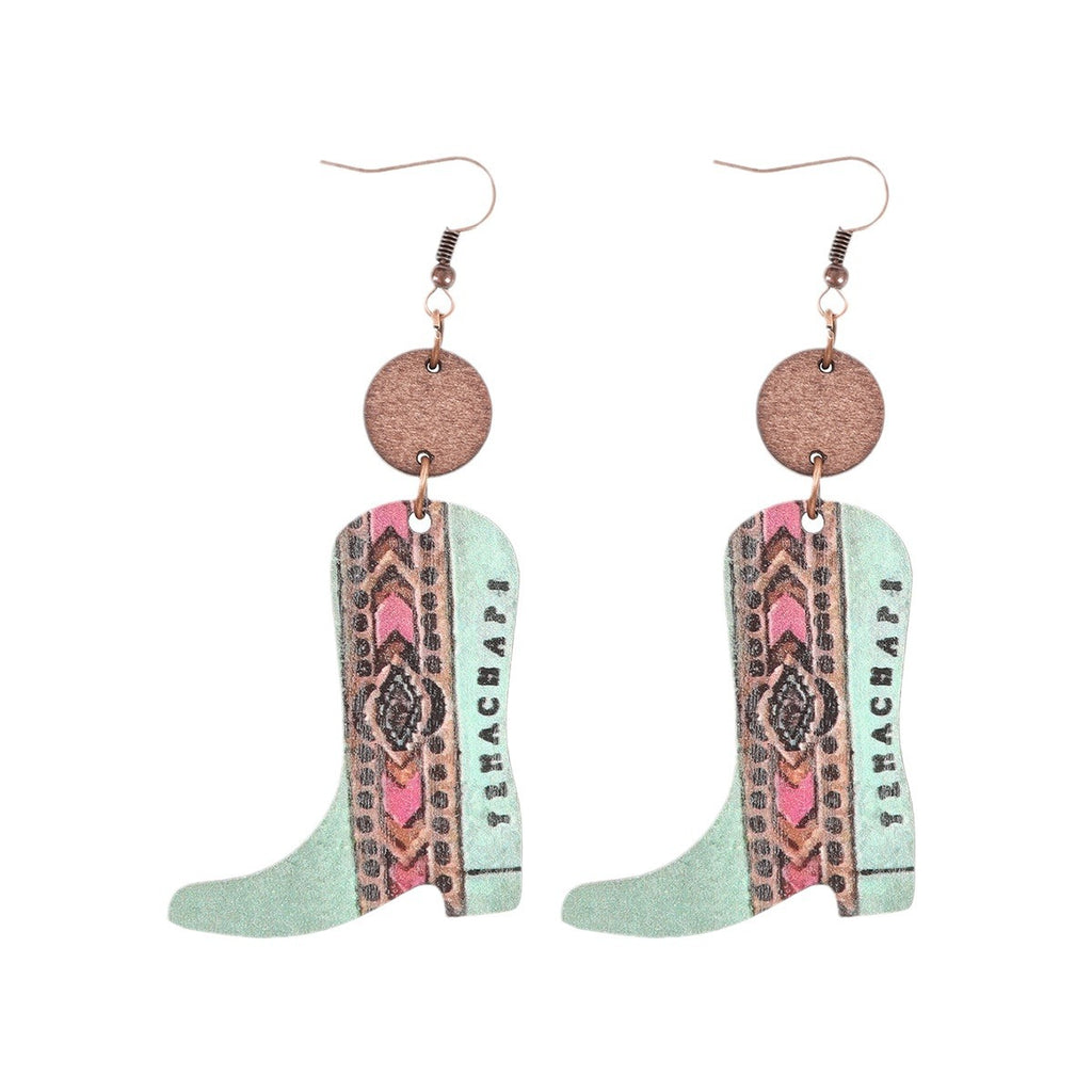 Vintage Western Floral Earrings