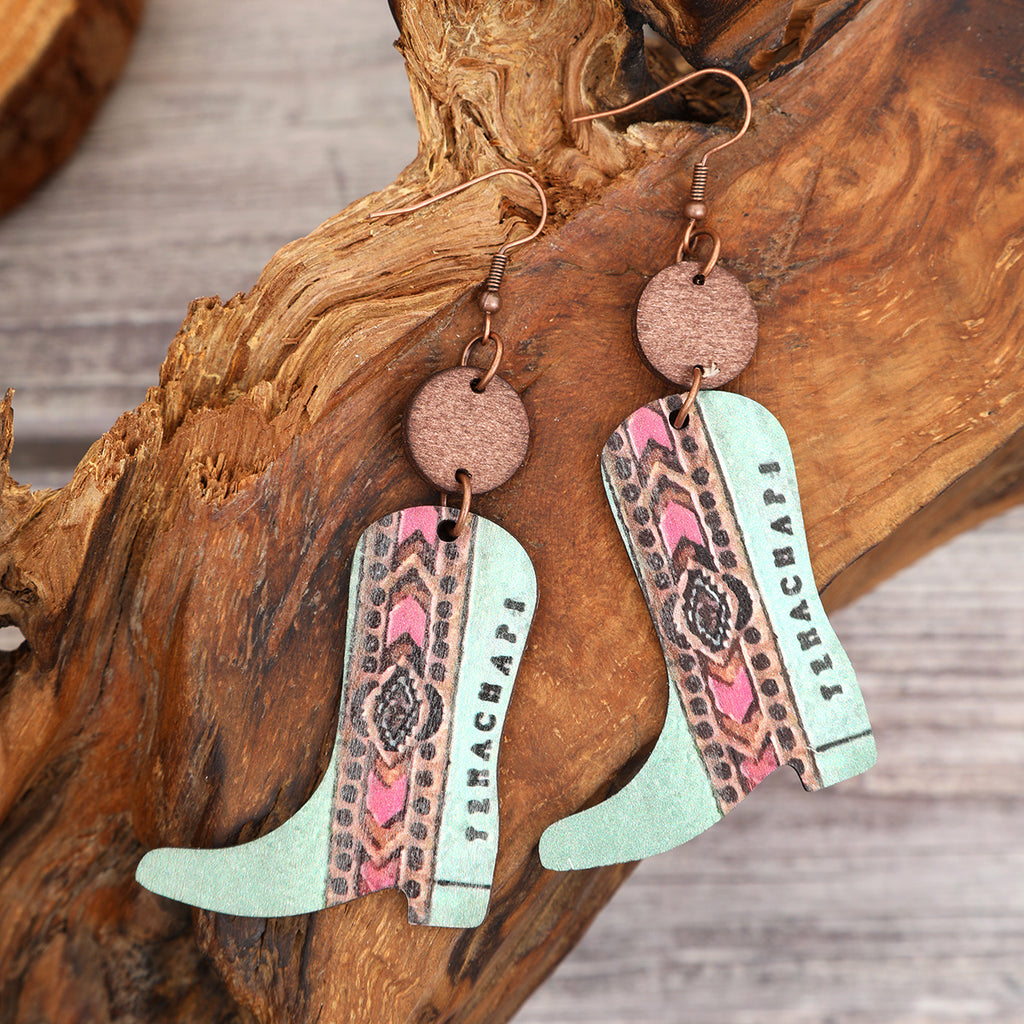 Vintage Western Floral Earrings