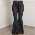 Embellished Western Flare Jeans