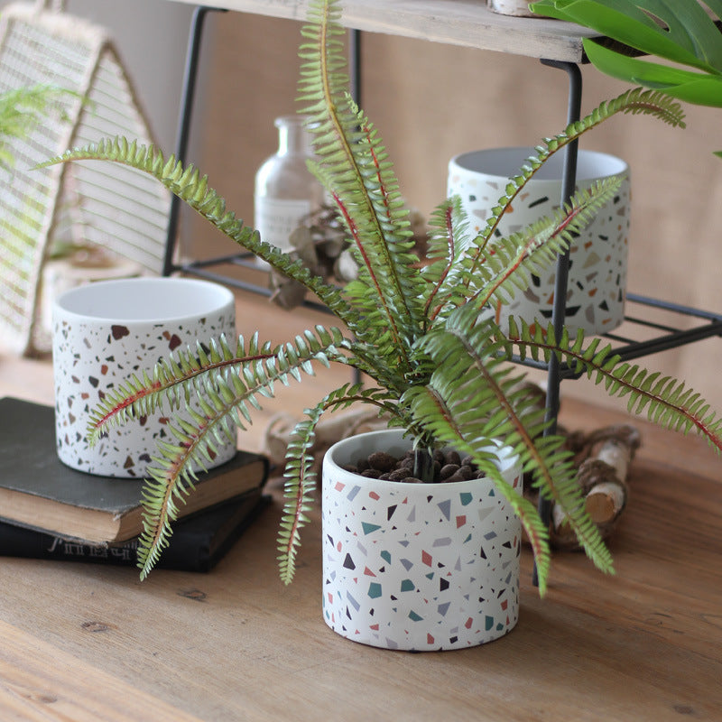 Minimalist Round Decorative Planter