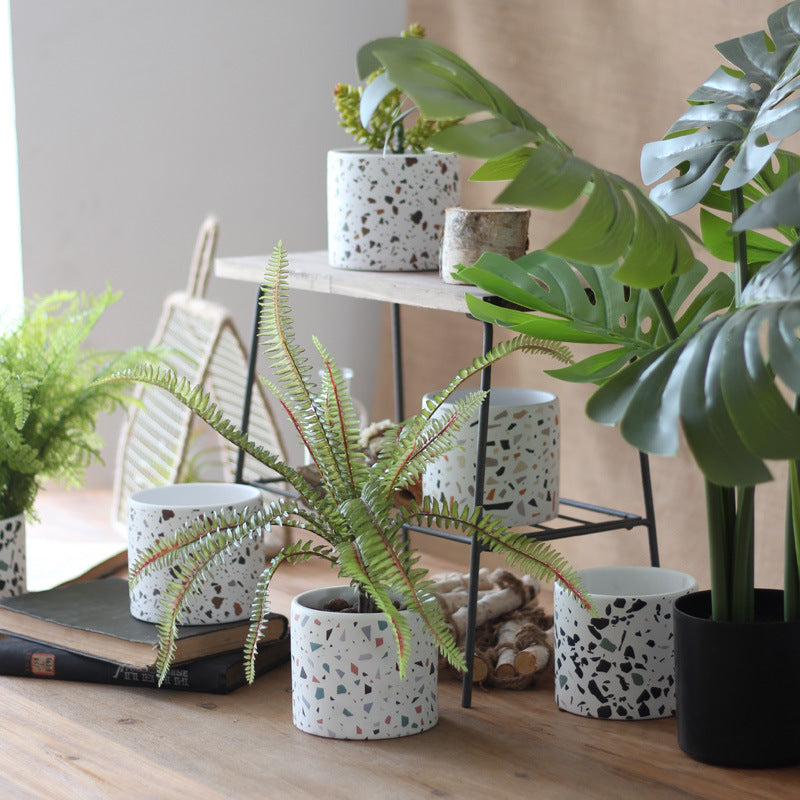 Minimalist Round Decorative Planter