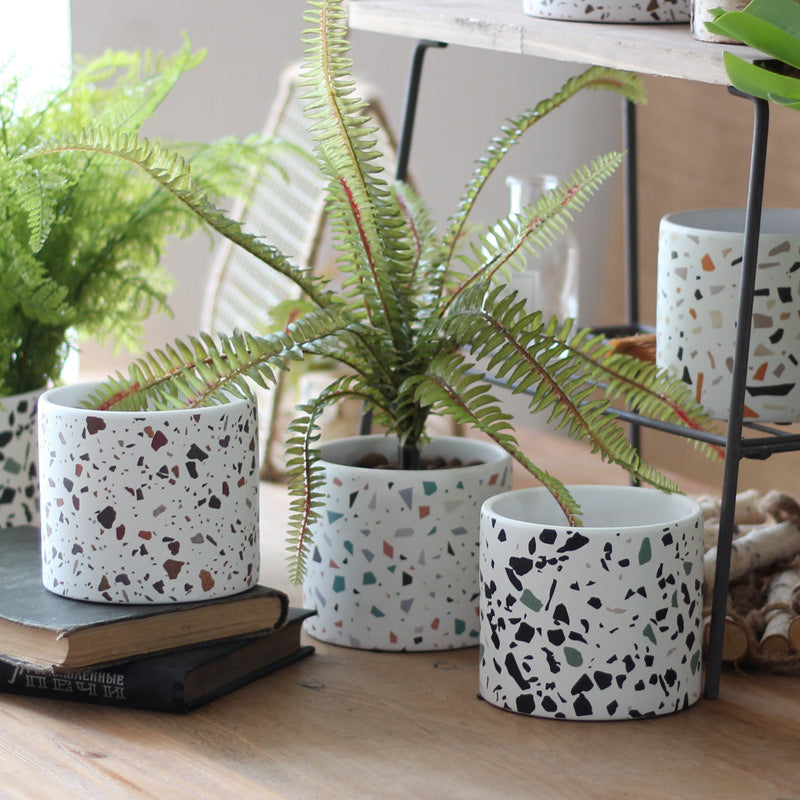 Minimalist Round Decorative Planter