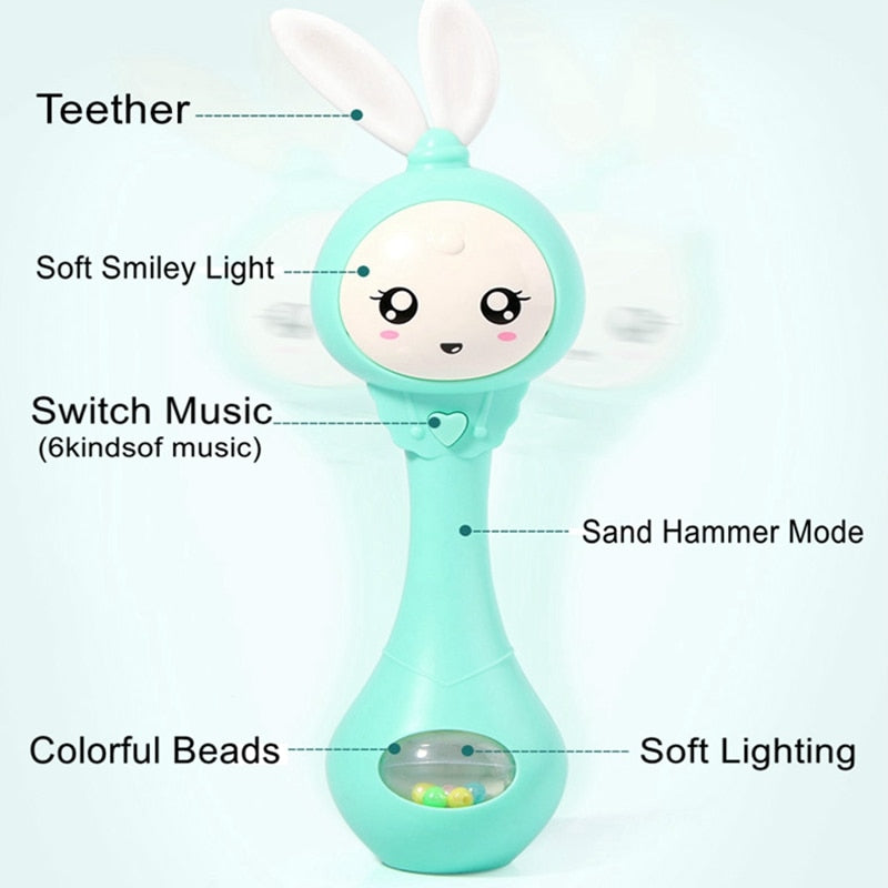 Musical Light-Up Baby Rattle
