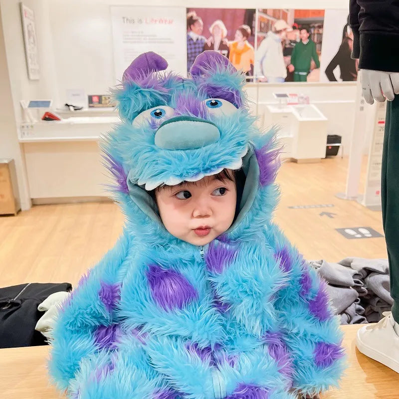Hooded Animal Baby Jumpsuit