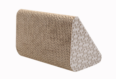 Triangle Cat Scratcher with Bell