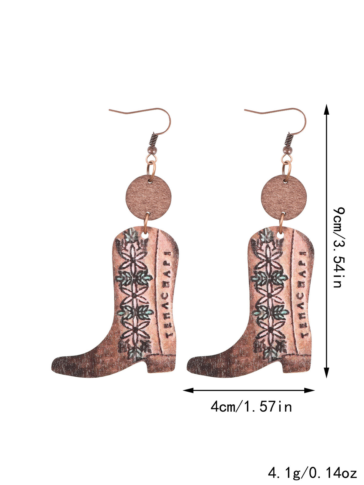 Vintage Western Floral Earrings