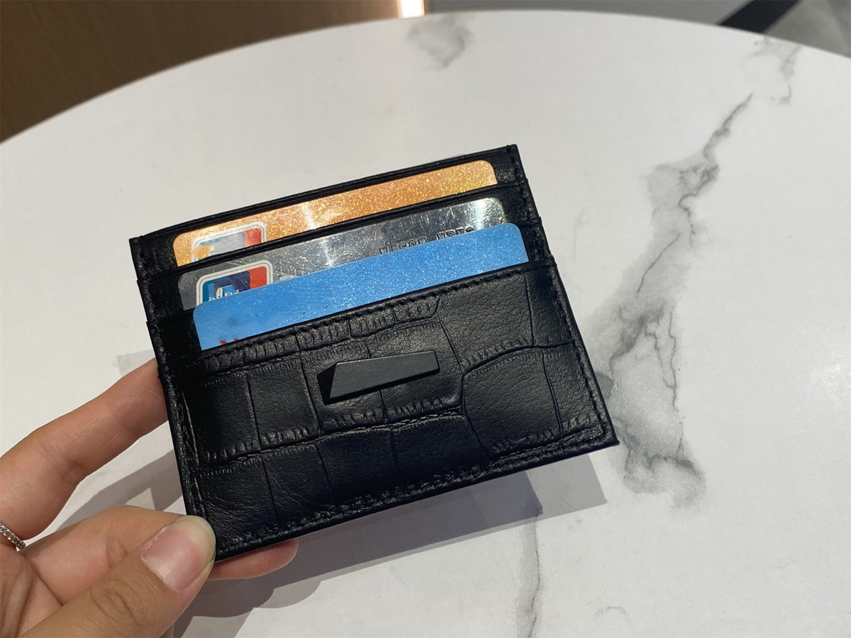 Ultra-thin Cowhide Mini Coin Purse for Women