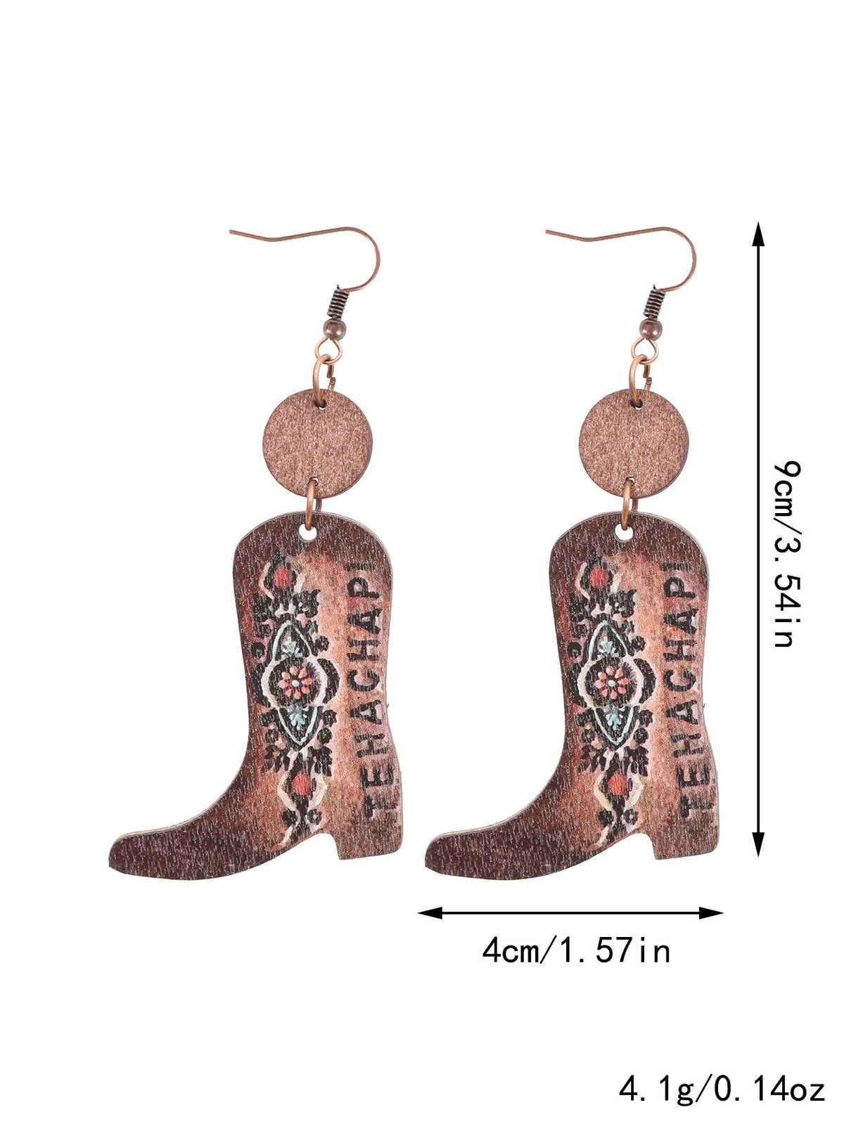 Vintage Western Floral Earrings