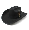 Western Felt-Style Cowboy Hat
