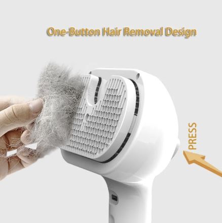 Self-Cleaning Pet Grooming Brush