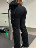 Women's High-Waist Cargo Pants