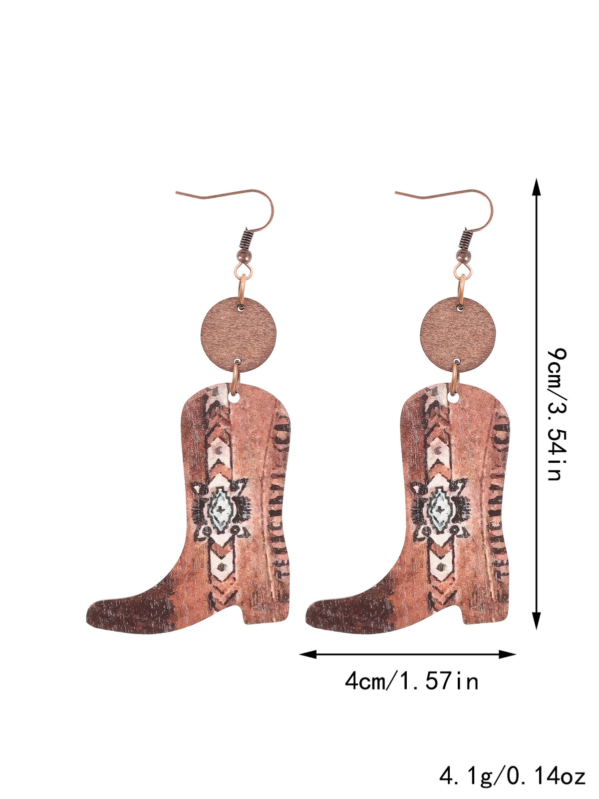 Vintage Western Floral Earrings
