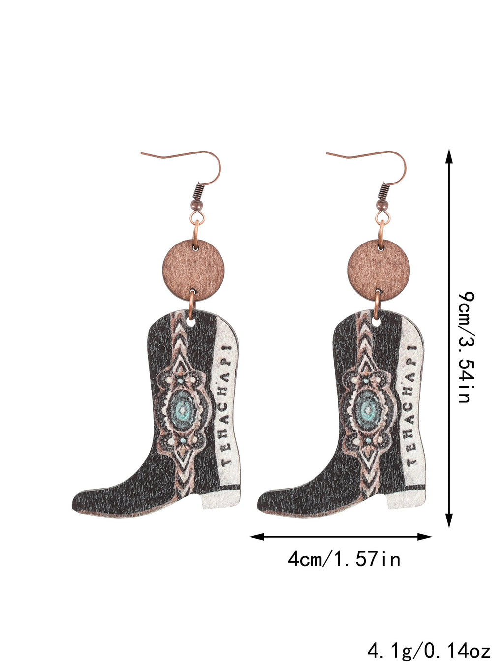 Vintage Western Floral Earrings
