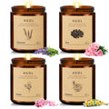 Amber Jar Scented Candle Gift Set — 4 Pack
