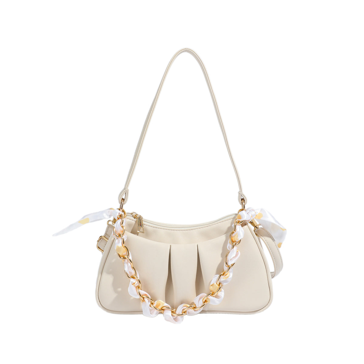Western Chain-Detail Shoulder Bag